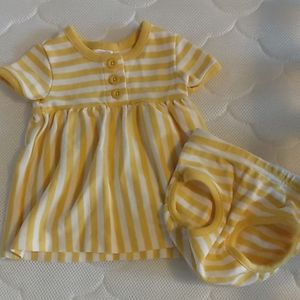 NWOT 🍋Hanna Andersson Dress, 0-3M